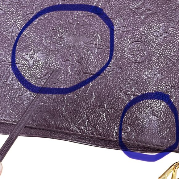 LOUIS VUITTON Metis Hobo Empreinte Leather Tote Shoulder Aubergine Purple LV Bag - Picture 8 of 16
